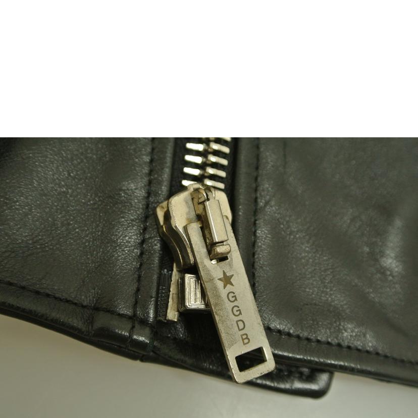 GOLDEN GOOSE ゴールデングース/ダブルライダースJKT/黒/G26.U537.A6//ABランク/87