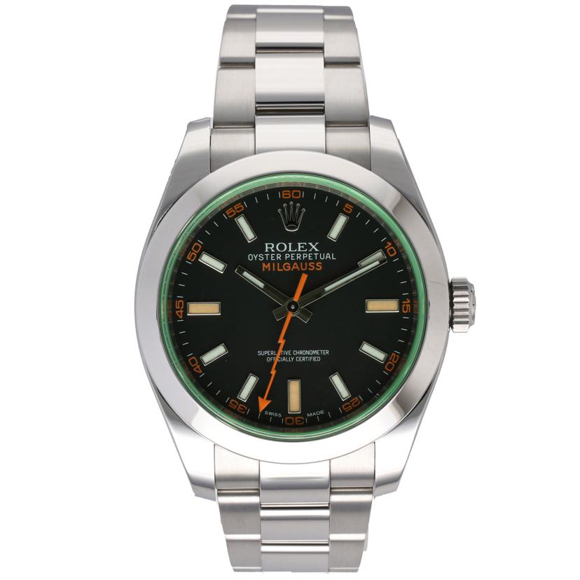 ROLEX ロレックス/ミルガウス/ブラック文字盤/SS/116400GV//G52***********/Aランク/75