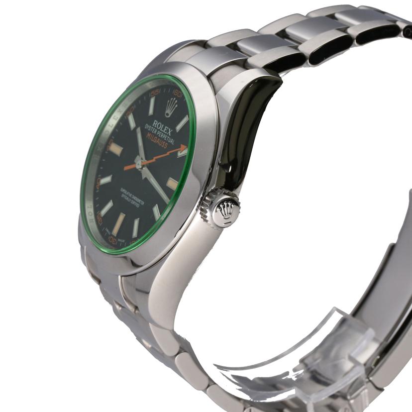 ROLEX ロレックス/ミルガウス/ブラック文字盤/SS/116400GV//G52***********/Aランク/75