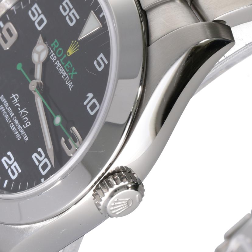ROLEX ロレックス/エアキング/ブラック文字盤/メンズ/ランダム/116900//665*****/ABランク/75
