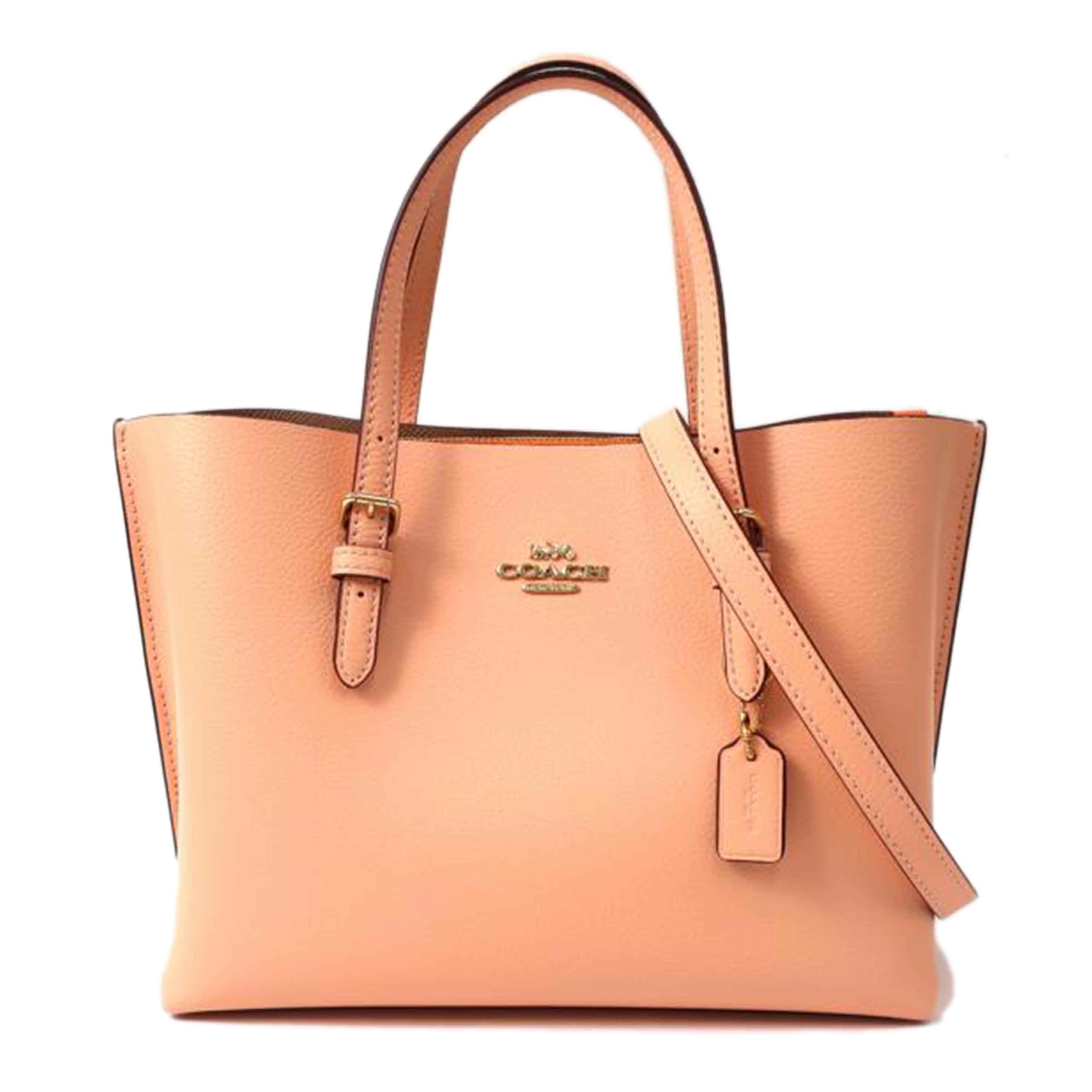 COACH コーチ/2WAYバッグ ハンド ショルダー コーラルピンク系/C4084//A2240/Aランク/65