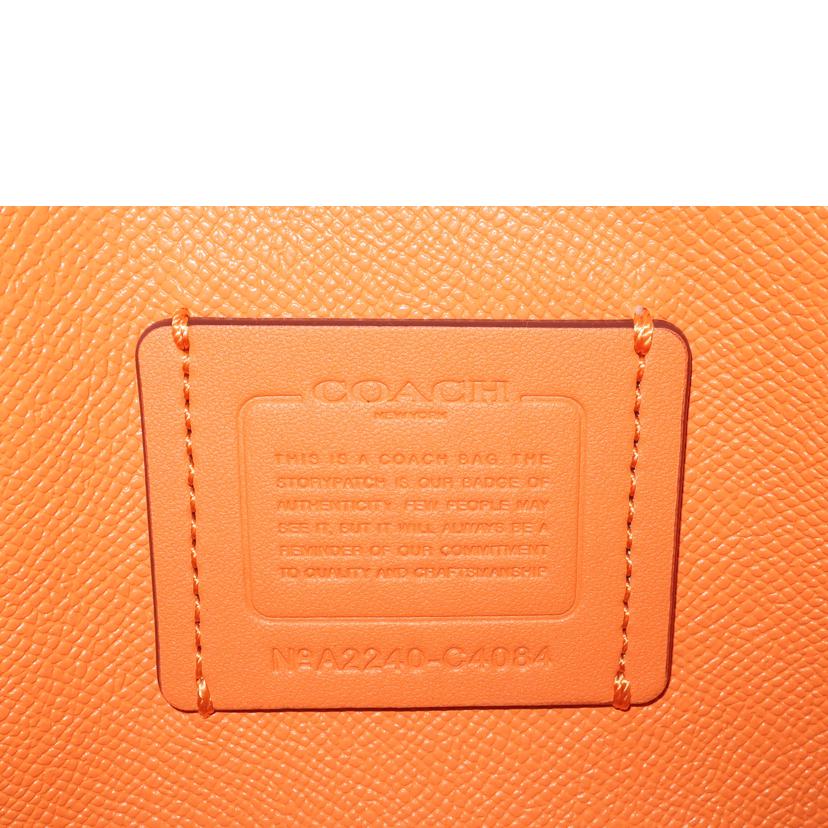 COACH コーチ/2WAYバッグ ハンド ショルダー コーラルピンク系/C4084//A2240/Aランク/65