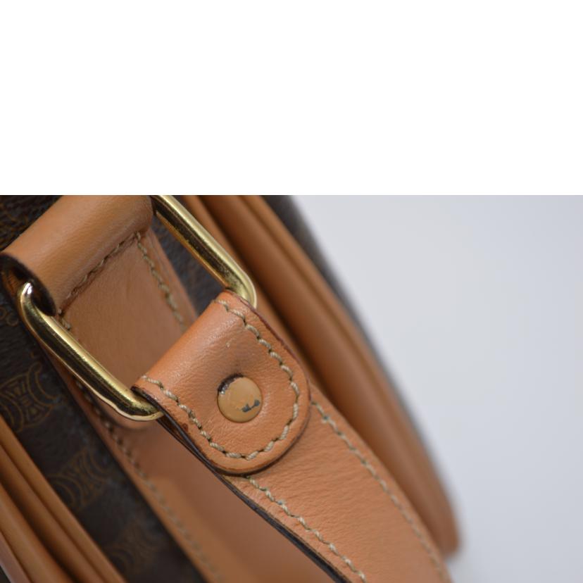 CELINE セリーヌ/マカダムラインヴィンテージレザーショルダー//M11/ABランク/89