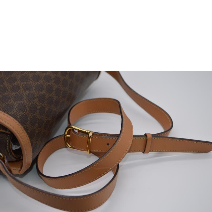 CELINE セリーヌ/マカダムラインヴィンテージレザーショルダー//M11/ABランク/89