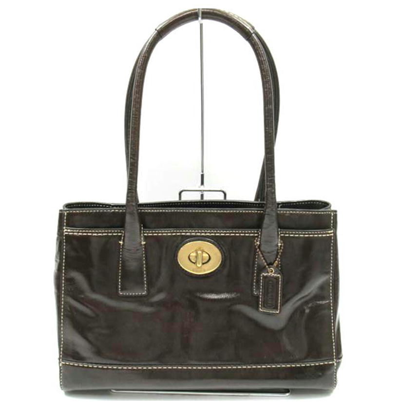 COACH コーチ/トートバッグ/パテントレザー/11788//B0893/Bランク/63