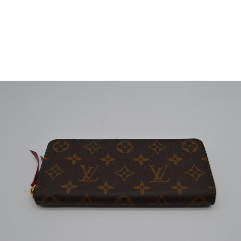 LV ルイヴィトン/ポルトフォイユ・クレマンス/モノグラム/フューシャ/M60742//RFIDタグ/SAランク/89