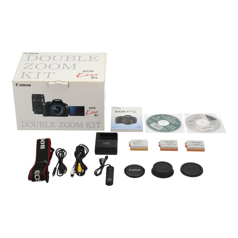 Canon キヤノン/デジタル一眼/EOS KISS X5 Wレンズ//231076009474/Bランク/62
