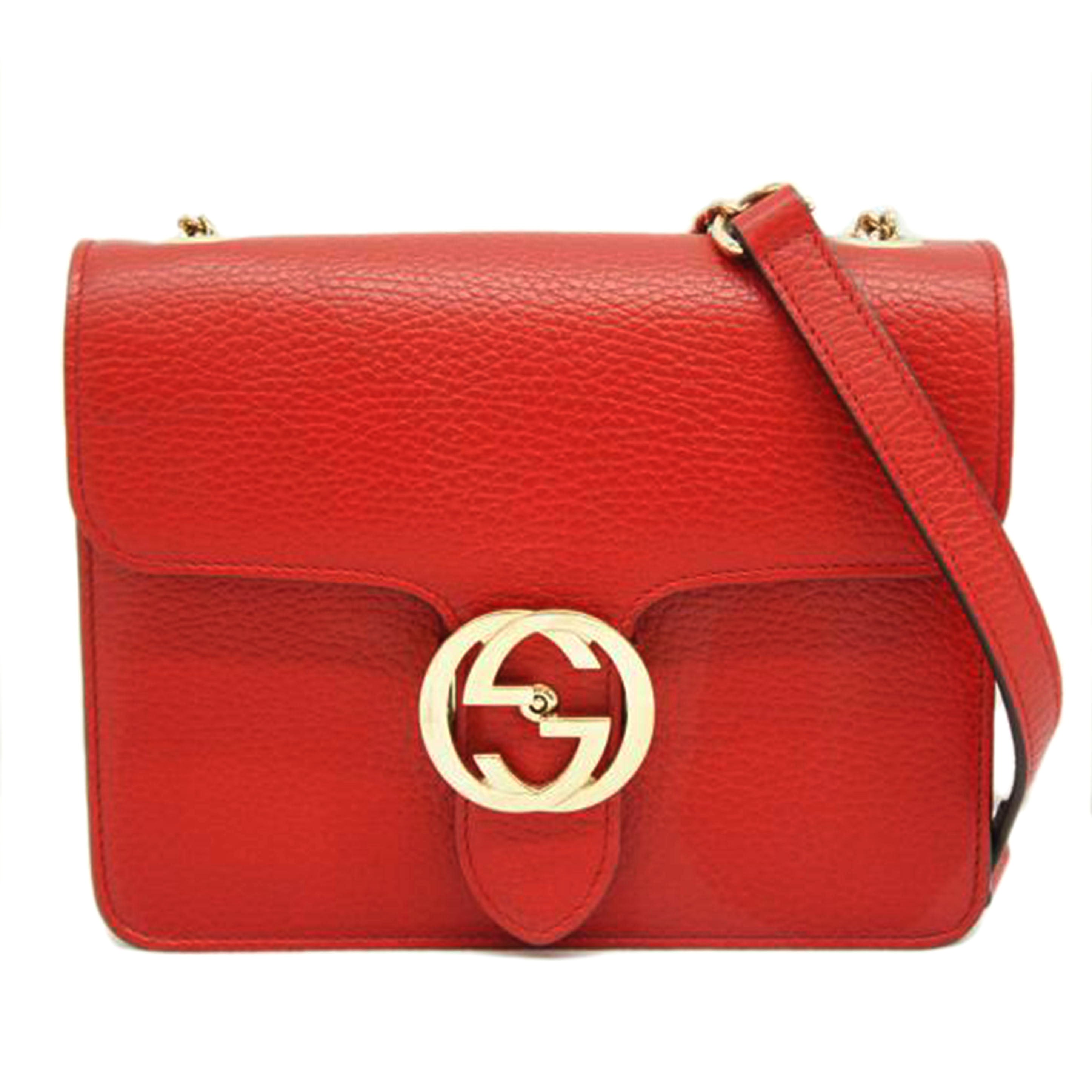 GUCCI グッチ/インターロッキングGチェーンショルダー/510304//525040/Bランク/05