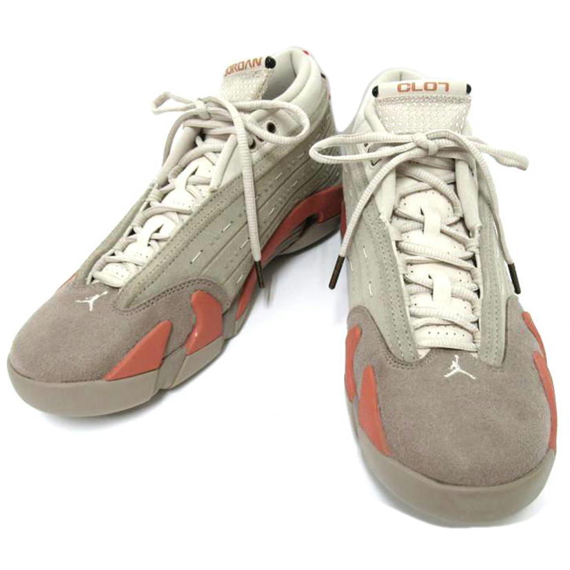 NIKE/エアジョーダン14×CLOT/Terracotta/DC9857-200//Aランク/63