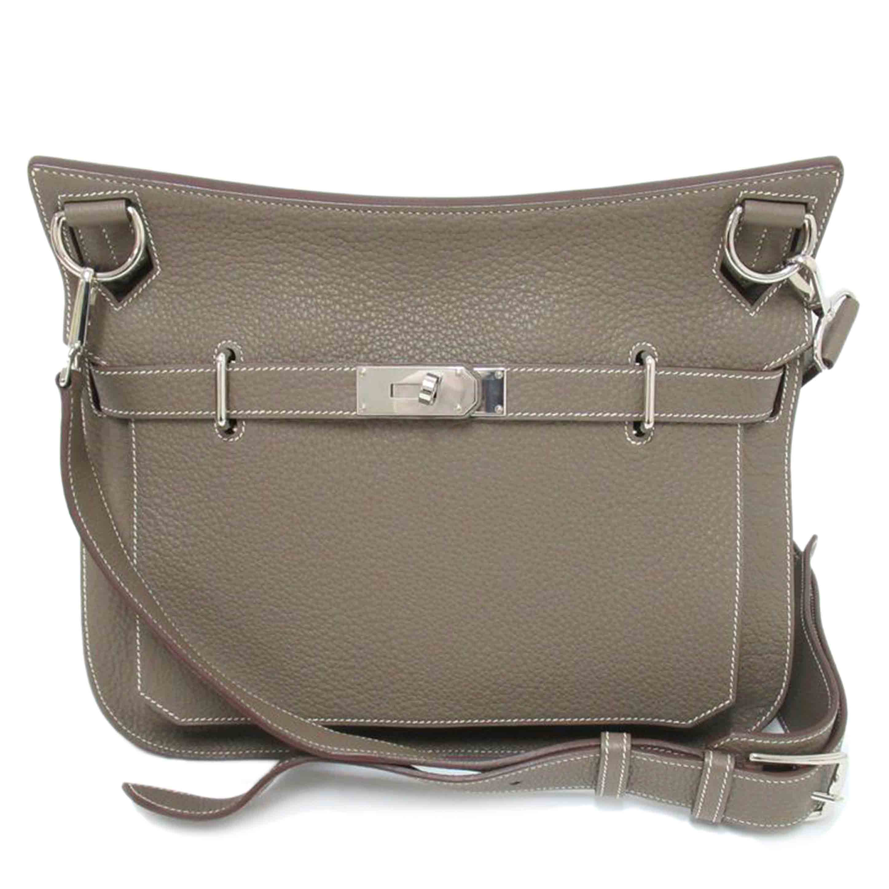 HERMES/ジプシエール34/トリヨンクレマンス/エトゥープ//□M刻*****/SAランク/63