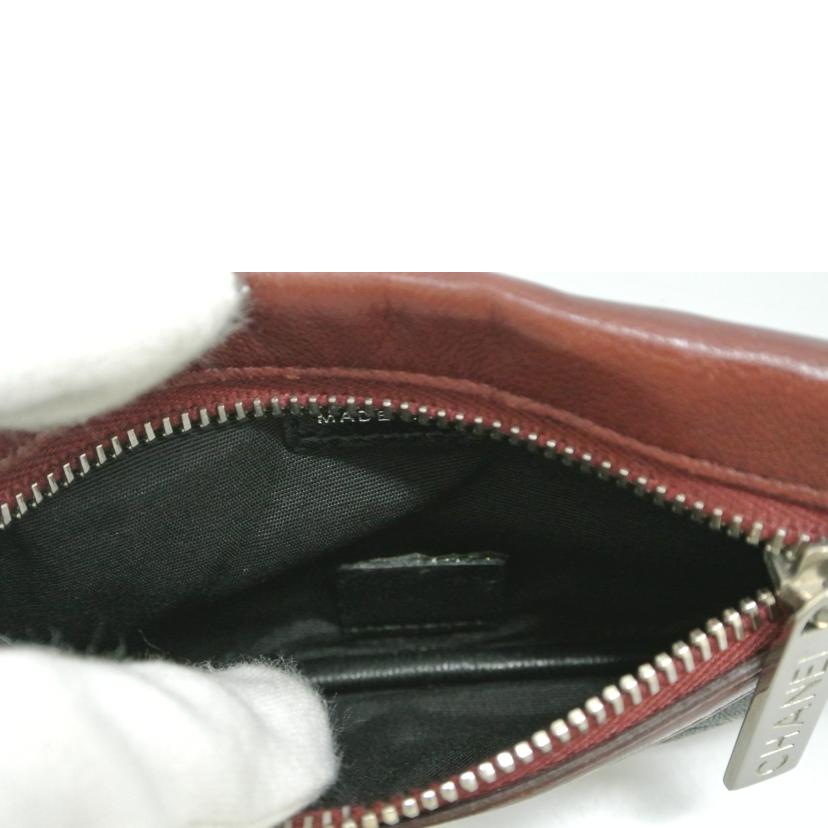 CHANEL シャネル/コココクーン 小物入れ 黒ワイン//13212400/Bランク/87