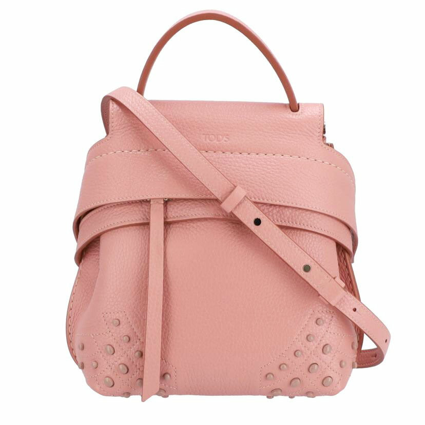 TOD'S トッズ 3WAY リュック ショルダー ハンドバッグ/ウェーブラインミニバックパック//SAランク/75