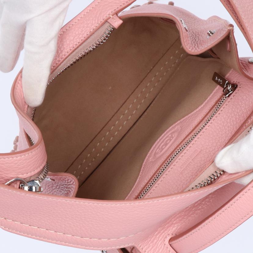 TOD'S トッズ 3WAY リュック ショルダー ハンドバッグ/ウェーブラインミニバックパック//SAランク/75