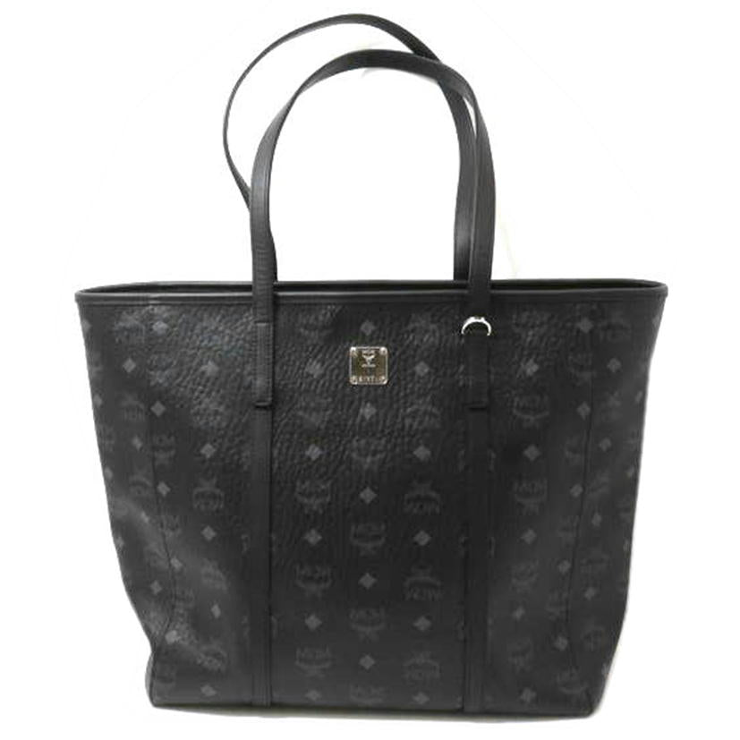 MCM/ロゴグラムヴィセトスレザートート/ノワール/MWPAATN03BK001//8151I/Aランク/90