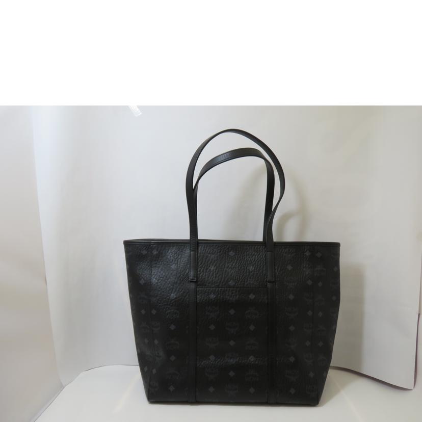 MCM/ロゴグラムヴィセトスレザートート/ノワール/MWPAATN03BK001//8151I/Aランク/90