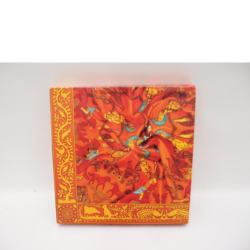 HERMES エルメス スカーフ 黒/カレ90/DIES ET HORE/ブラック//Aランク/69