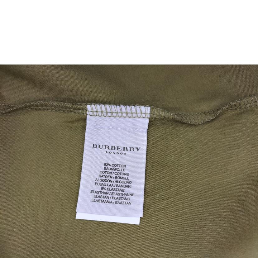 BURBERRY LONDON バーバリージャパン株式会社/ノバチェック Tシャツ Vネック カーキ/FAJ22-557-73//Aランク/52