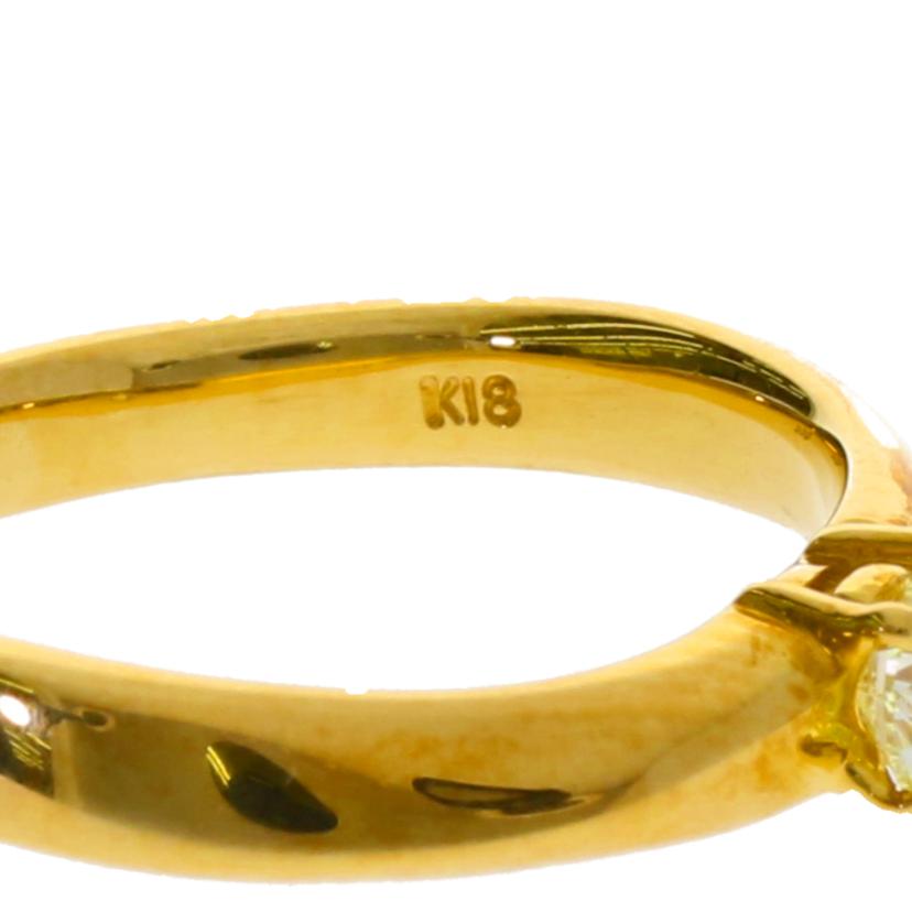 K18/K18イエローダイヤR 0.257/#9.5/3.6//0.257/Aランク/75