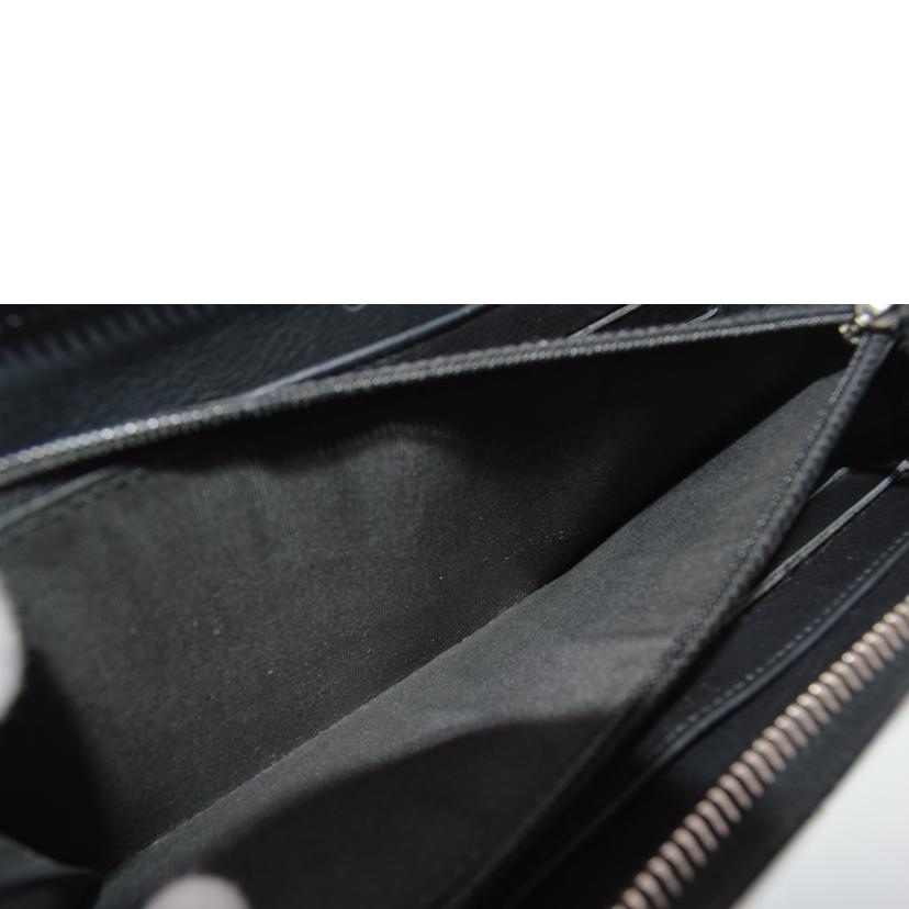 CHANEL シャネル/ワイルドステッチラウンドファスナー長財布/ノワール//19067850/Bランク/89