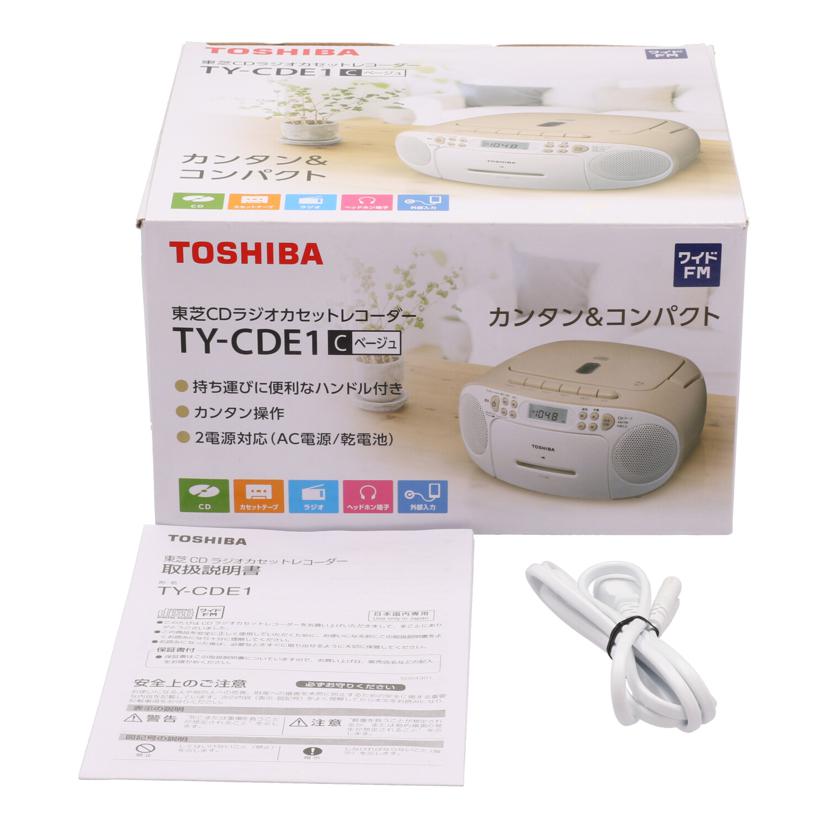 TOSHIBA 東芝/CDラジカセ/TY-CDE1//201201198C1/Bランク/82