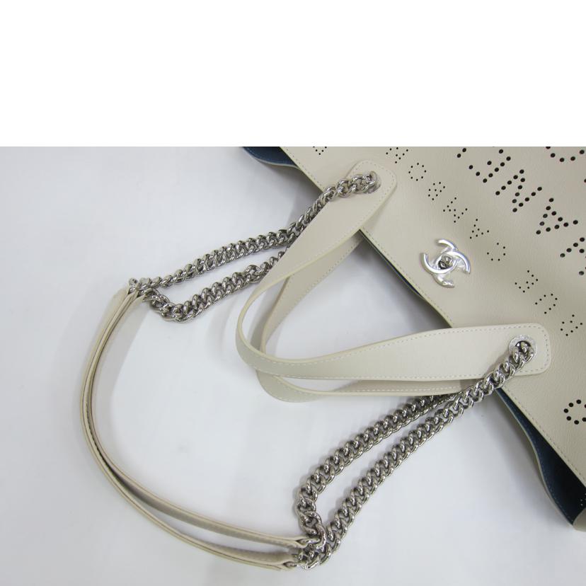 CHANEL シャネル/パンチングレザートート//27266805/Bランク/82