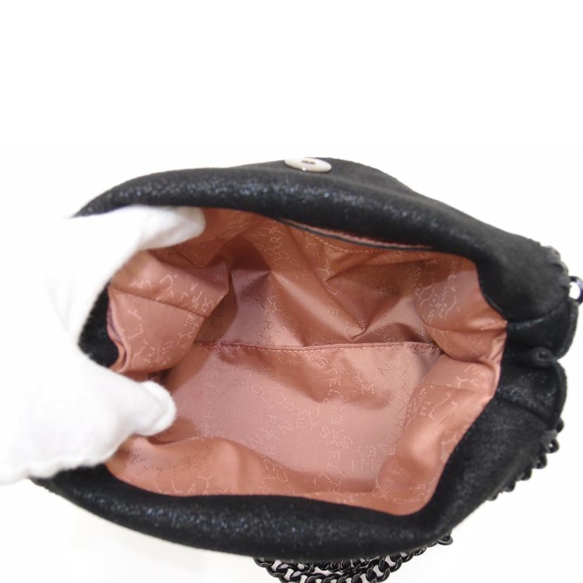 S.McCartney ステラマッカートニー 黒 レディース/ファラベラミニチェーン2wayショルダー/ブラック/371223W8180//495151/Aランク/69