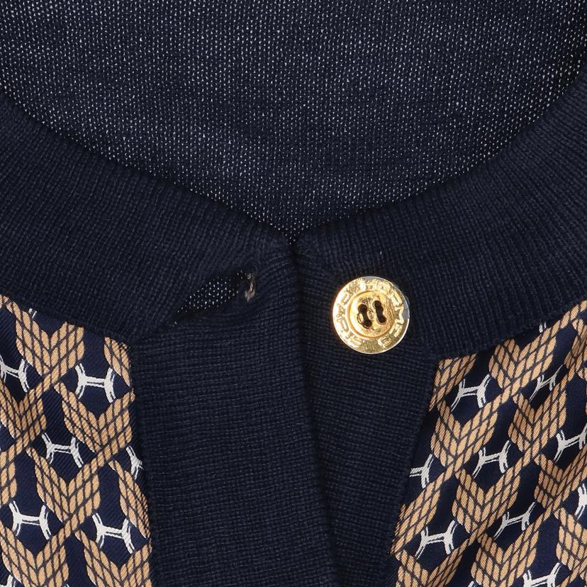 HERMES エルメス/HERMES シルクカーディガン//名入り************/Cランク/05