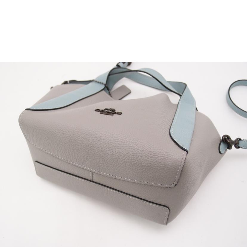 COACH コーチ レザー ハンド 斜め掛け レディース/ハドリーホーボー21 2wayトート/グレー/88151//L2191/Aランク/69