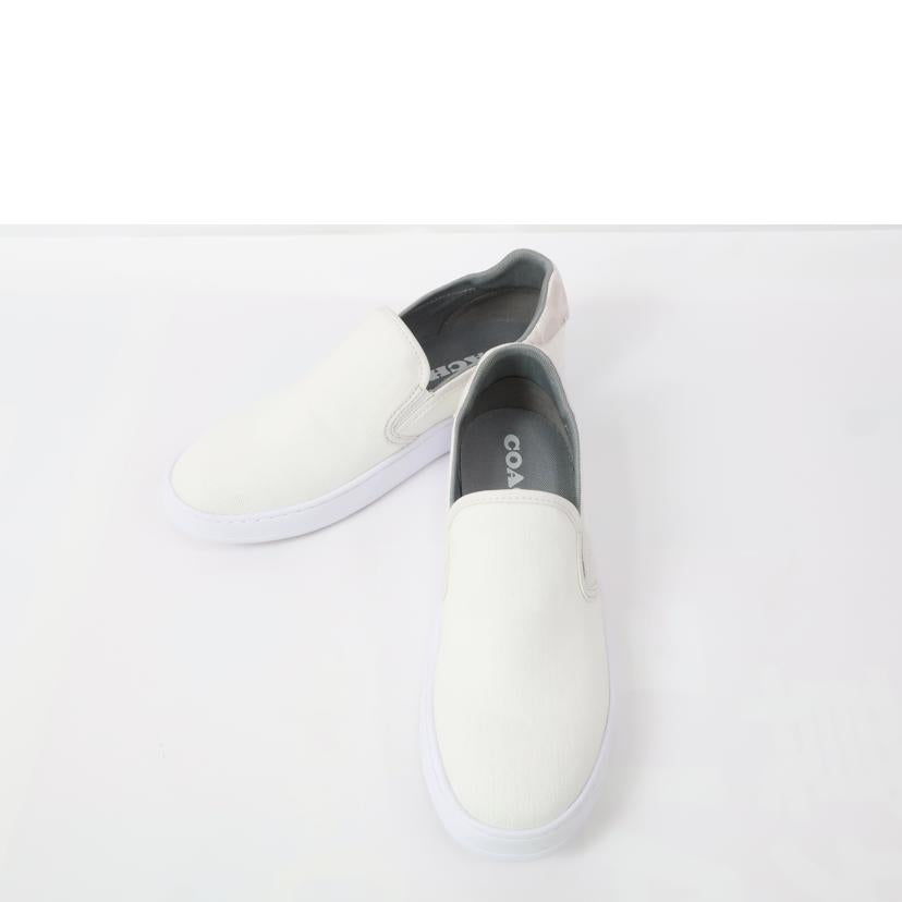 COACH コーチ/スリッポン 26.0cm ホワイトシグネチャー メンズシューズ/Walker Canvas//Aランク/65