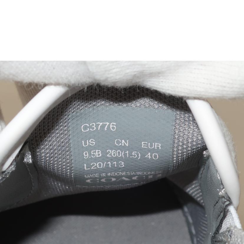 COACH コーチ/スリッポン 26.0cm ホワイトシグネチャー メンズシューズ/Walker Canvas//Aランク/65