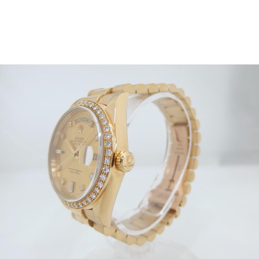 ROLEX ロレックス/デイデイト/文字盤&ベゼルダイヤ/18348A//E986524/Aランク/82