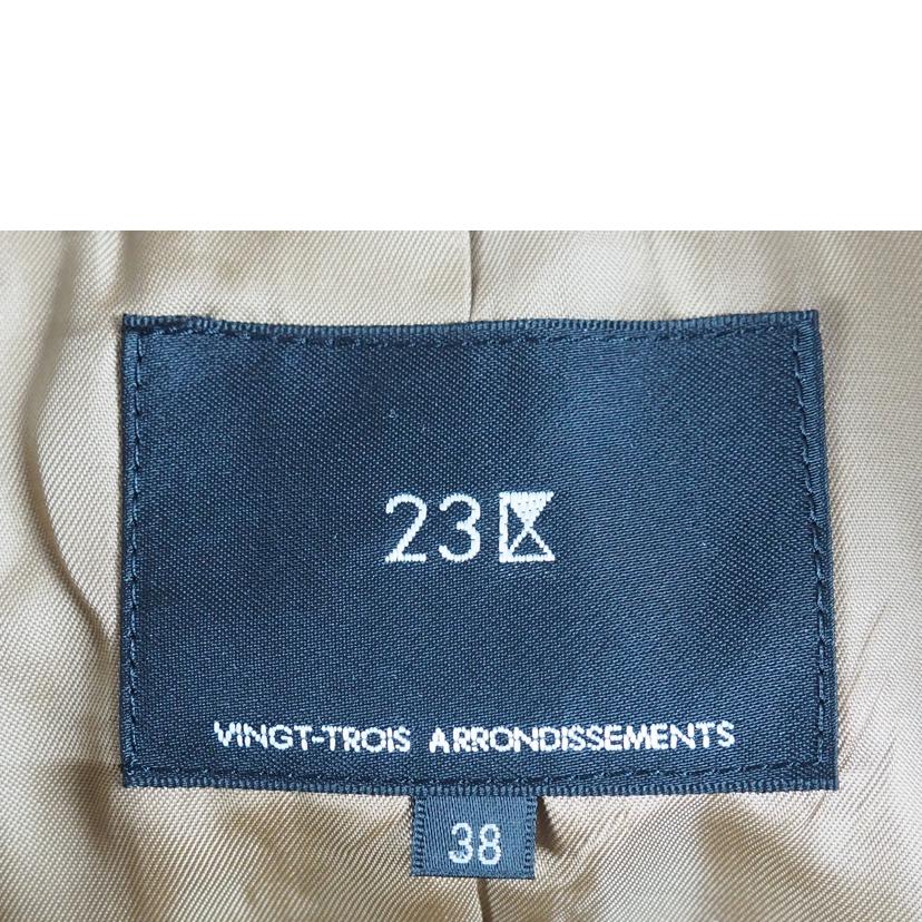 23区/ウールギャバジンボタンレストレンチコート//Bランク/79