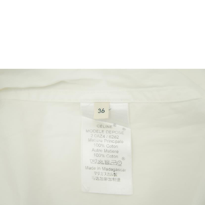 CELINE セリーヌ/バンドカラー七分袖シャツ/2 0AZ4/6262//ABランク/09