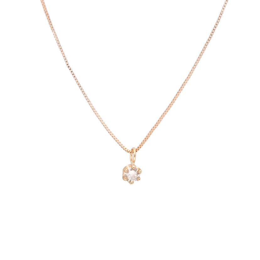 750/750PGダイヤネックレス 0.1/1.0//0.1/Aランク/75