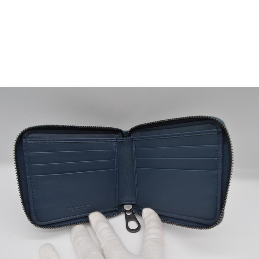 BOTTEGA VENETA ボッテガヴェネタ/イントレチャートコンパクトジップ財布/464904//P00065772B/Sランク/89