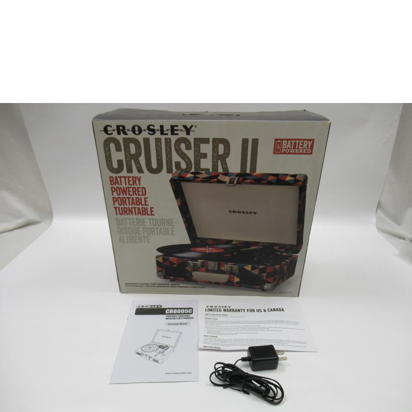 CROSLEY/レコードプレーヤー/CROSLEY/トランク型/CR8005C-TR//Aランク/63