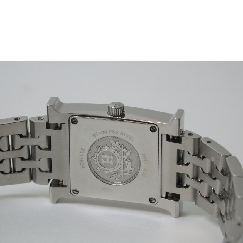 HERMES エルメス/Hウォッチ/11Pダイヤ/クォーツ/HH1.210//3311034/Aランク/84