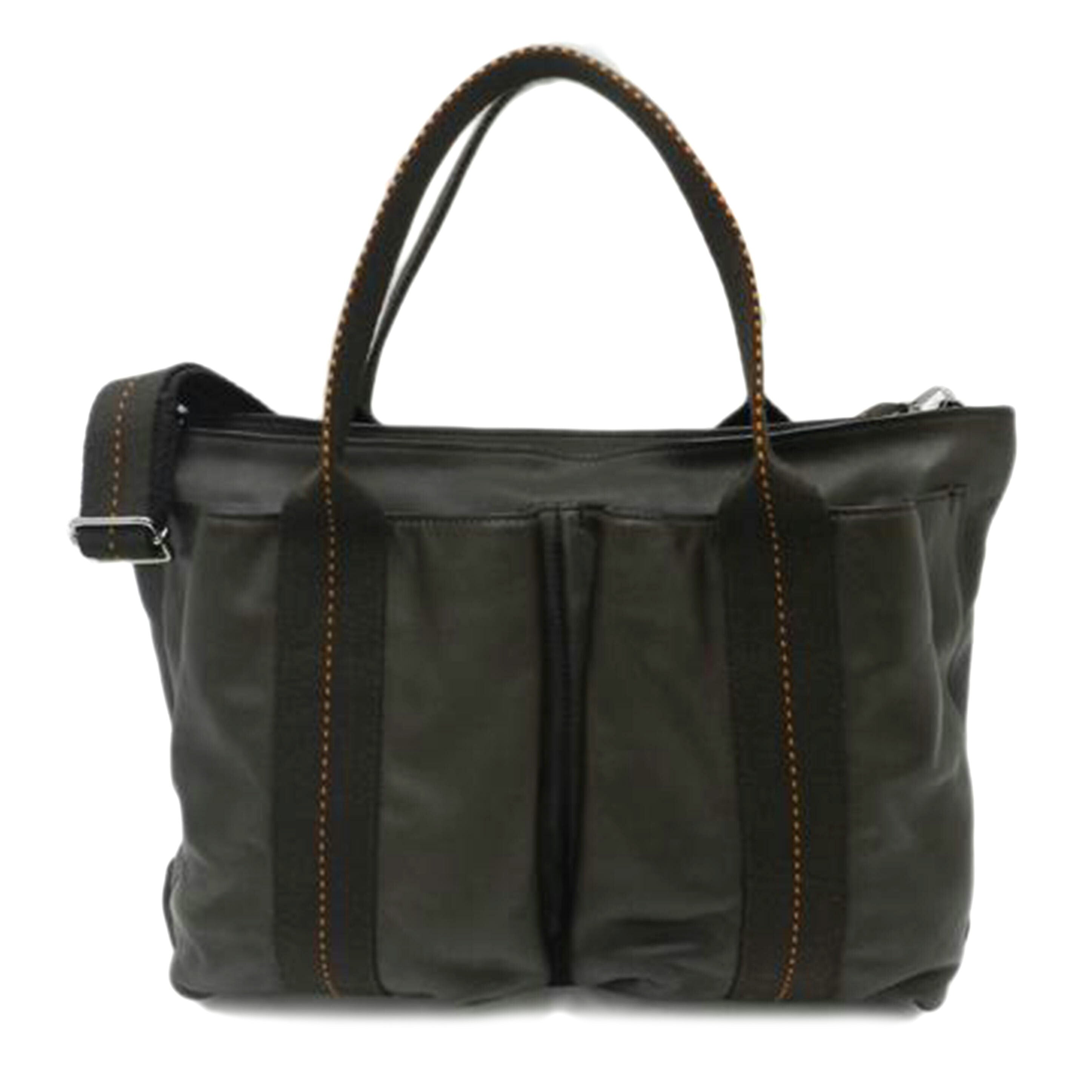 HERMES エルメス 2006年頃製造 こげ茶 2WAY レディース メンズ/キャラバンホリゾンタルMM/ブラウン//J □J/ABランク/69