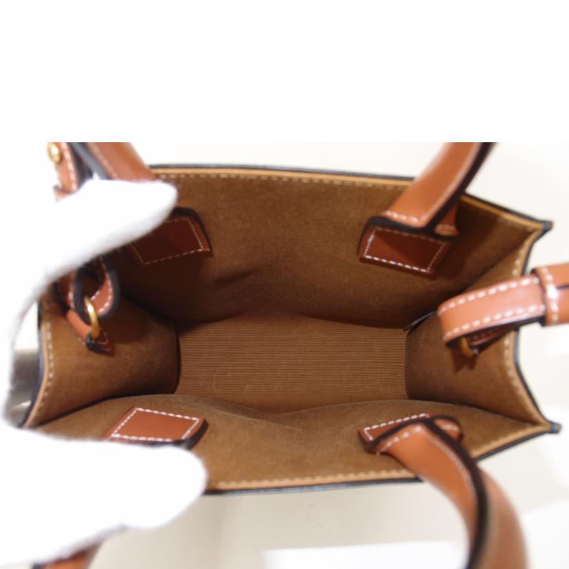 CELINE セリーヌ/トリオンフ・ミニバーティカルカバ/ブラウン//W-AT-4240/Aランク/69