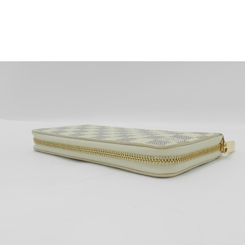 LOUIS VUITTON ルイヴィトン 長財布 市松模様 白 レディース メンズ/ジッピーウォレット/ダミエ・アズール/N60019//SD1132/SAランク/69