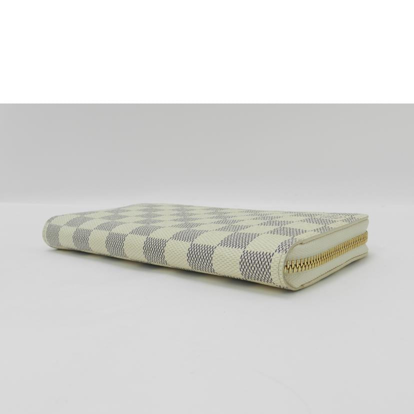 LOUIS VUITTON ルイヴィトン 長財布 市松模様 白 レディース メンズ/ジッピーウォレット/ダミエ・アズール/N60019//SD1132/SAランク/69