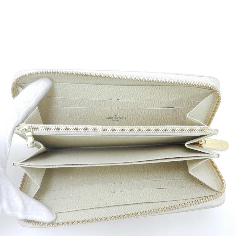 LOUIS VUITTON ルイヴィトン 長財布 市松模様 白 レディース メンズ/ジッピーウォレット/ダミエ・アズール/N60019//SD1132/SAランク/69