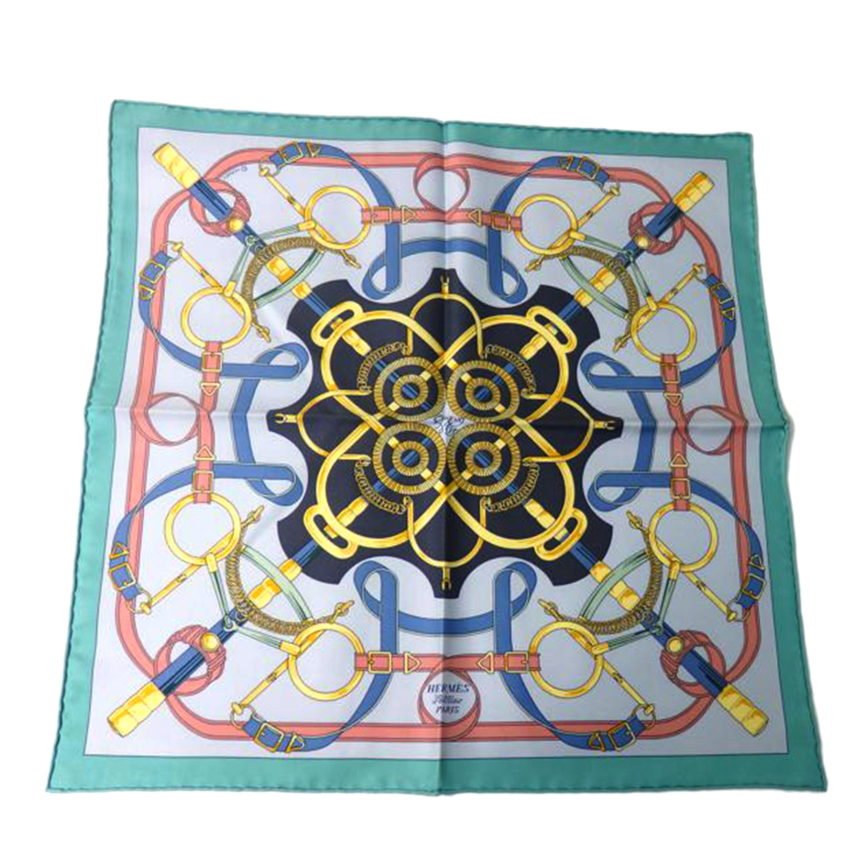 HERMES エルメス/スカーフ/カレ40/Eperon d'or//Aランク/84