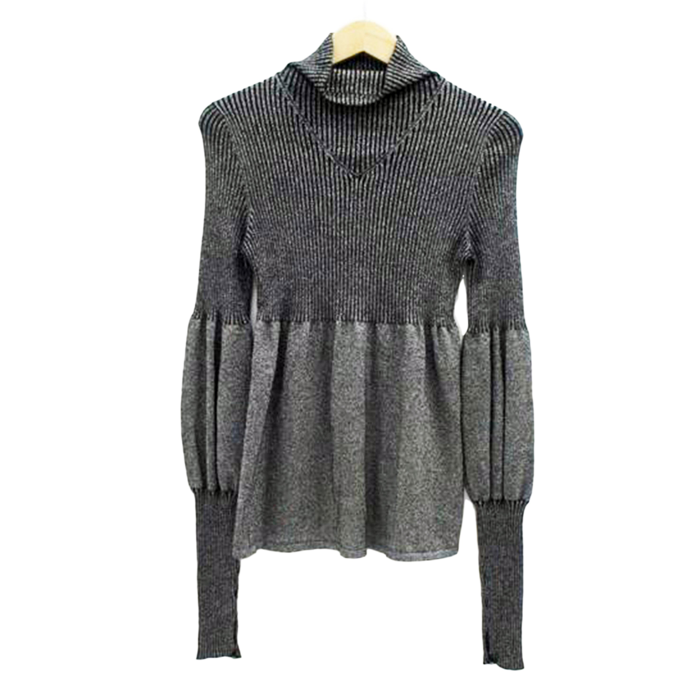 CHANEL シャネル/ラメリブニット/P27359V20046//ABランク/09