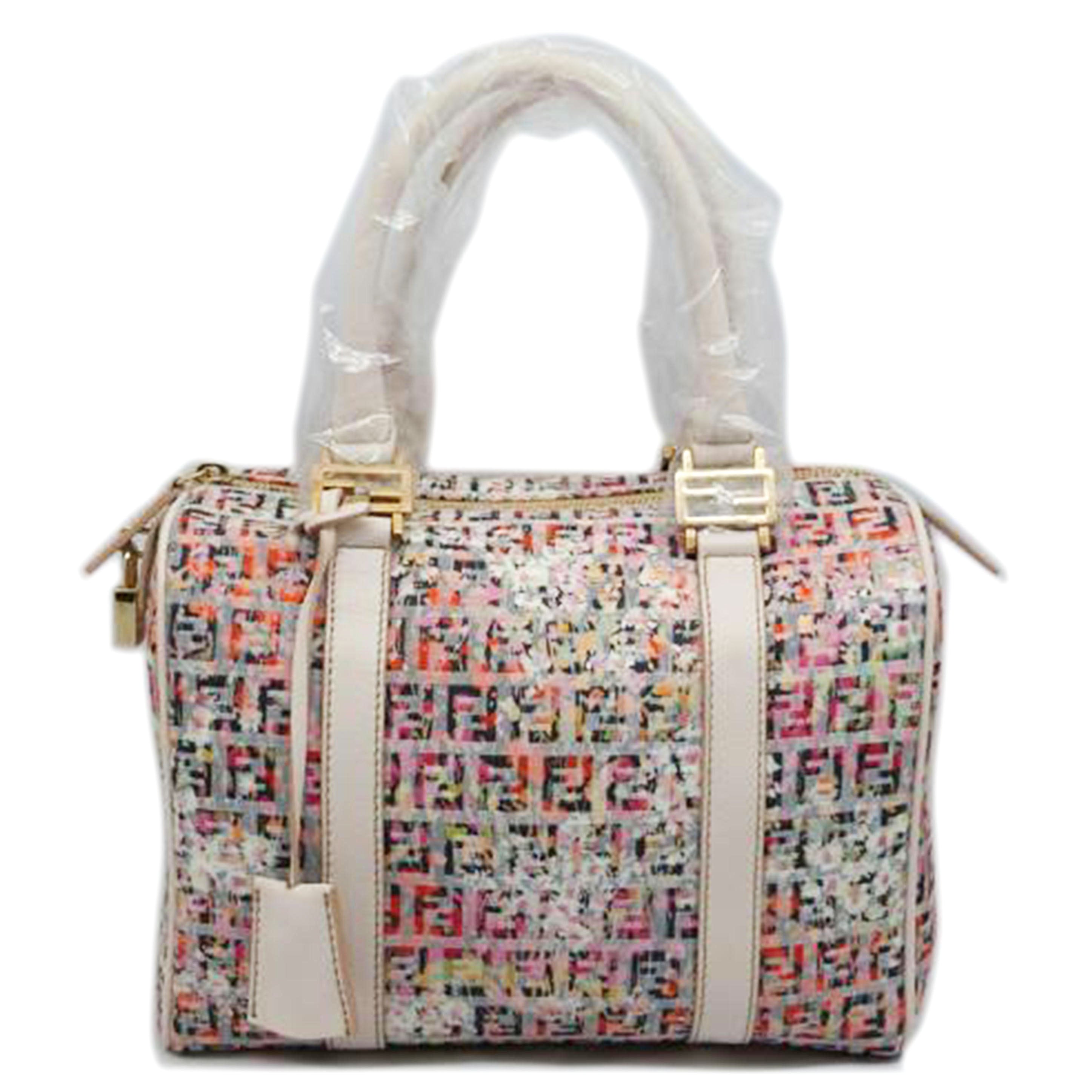 FENDI フェンディ/ズッカ柄ミニボストン/フラワー/8BL068/FCF//118/2305/SAランク/03