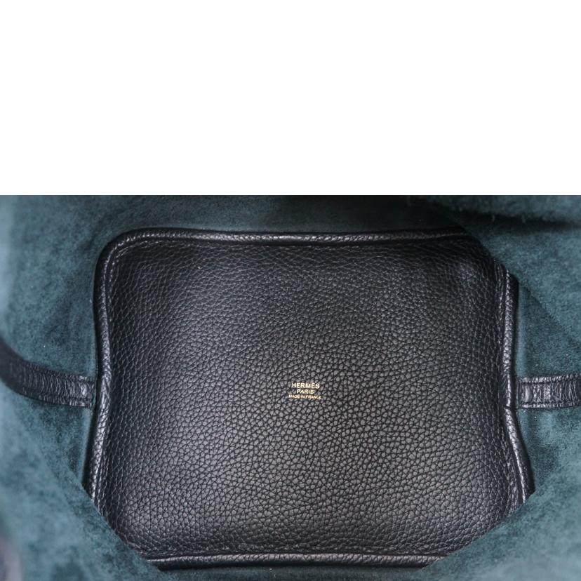 HERMES エルメス/ピコタンロックMM/トリヨンクレマンス/ノワール//C/2018/Aランク/67