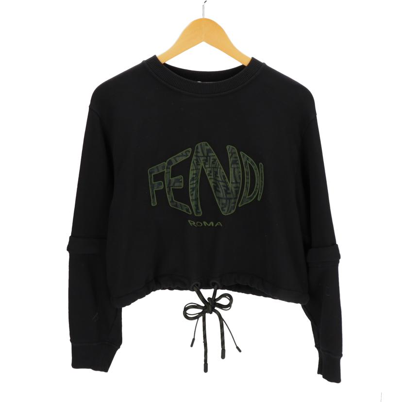FENDI フェンディー/FENDI クロップド丈ロゴパーカー/12cpf-20-3359//XSサイズ/Bランク/88