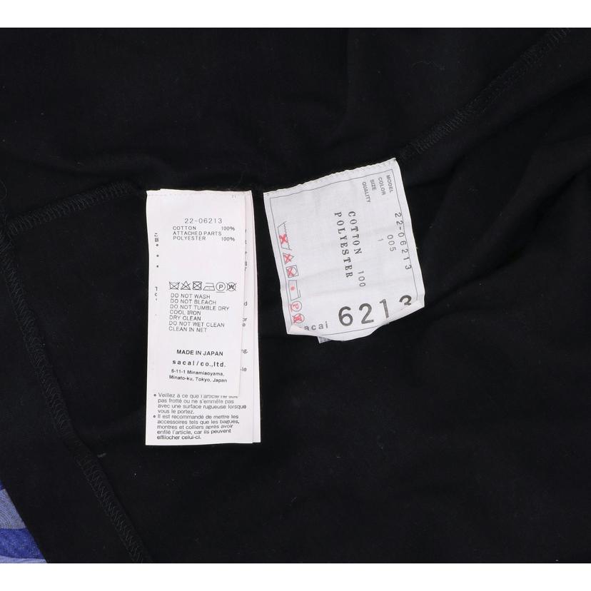 sacai サカイ/チェックレイヤードブラウス//Bランク/75