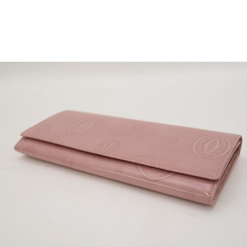 Cartier カルティエ/ハッピーバースデー二つ折り長財布/ピンク//Aランク/69