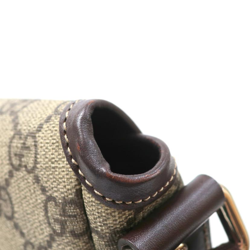 GUCCI グッチ/GGスプリームショルダーバッグ 斜め掛け ブラウン/223666//204990/ABランク/65